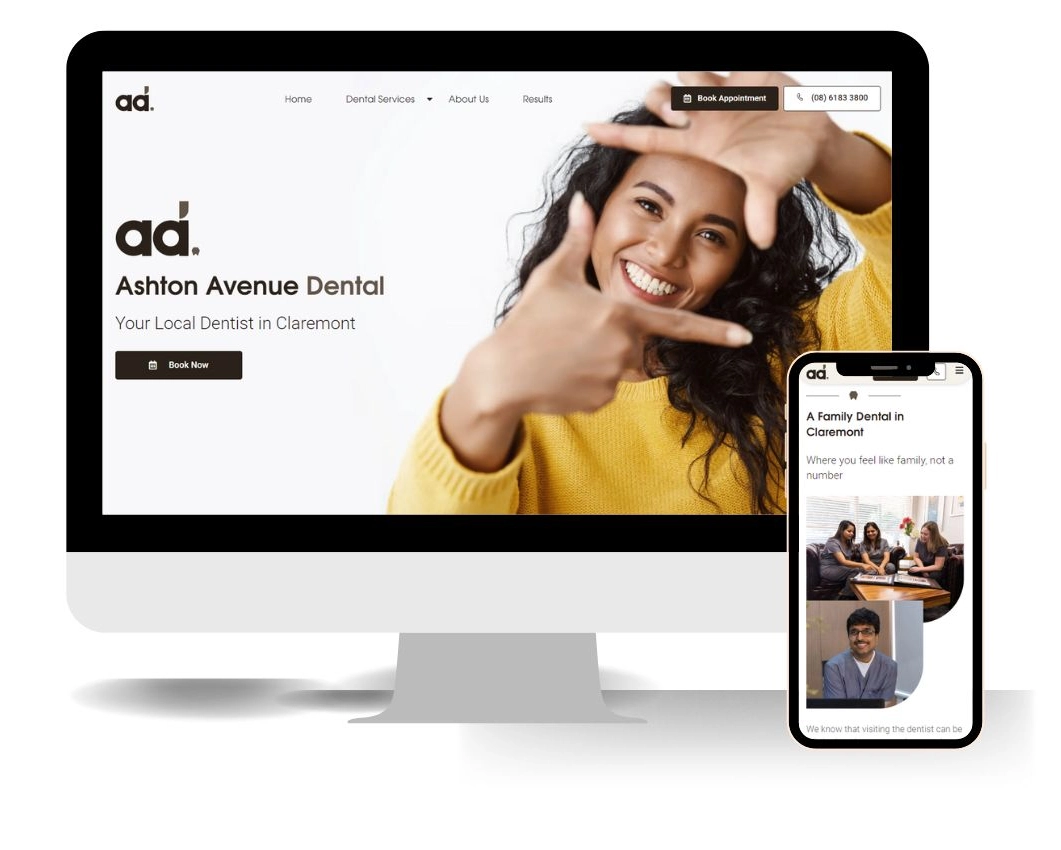 Ashton Avenue Dental 1 360 Dental Website Design